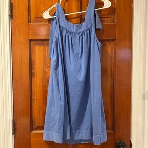 Free People Light Blue Beach Dress